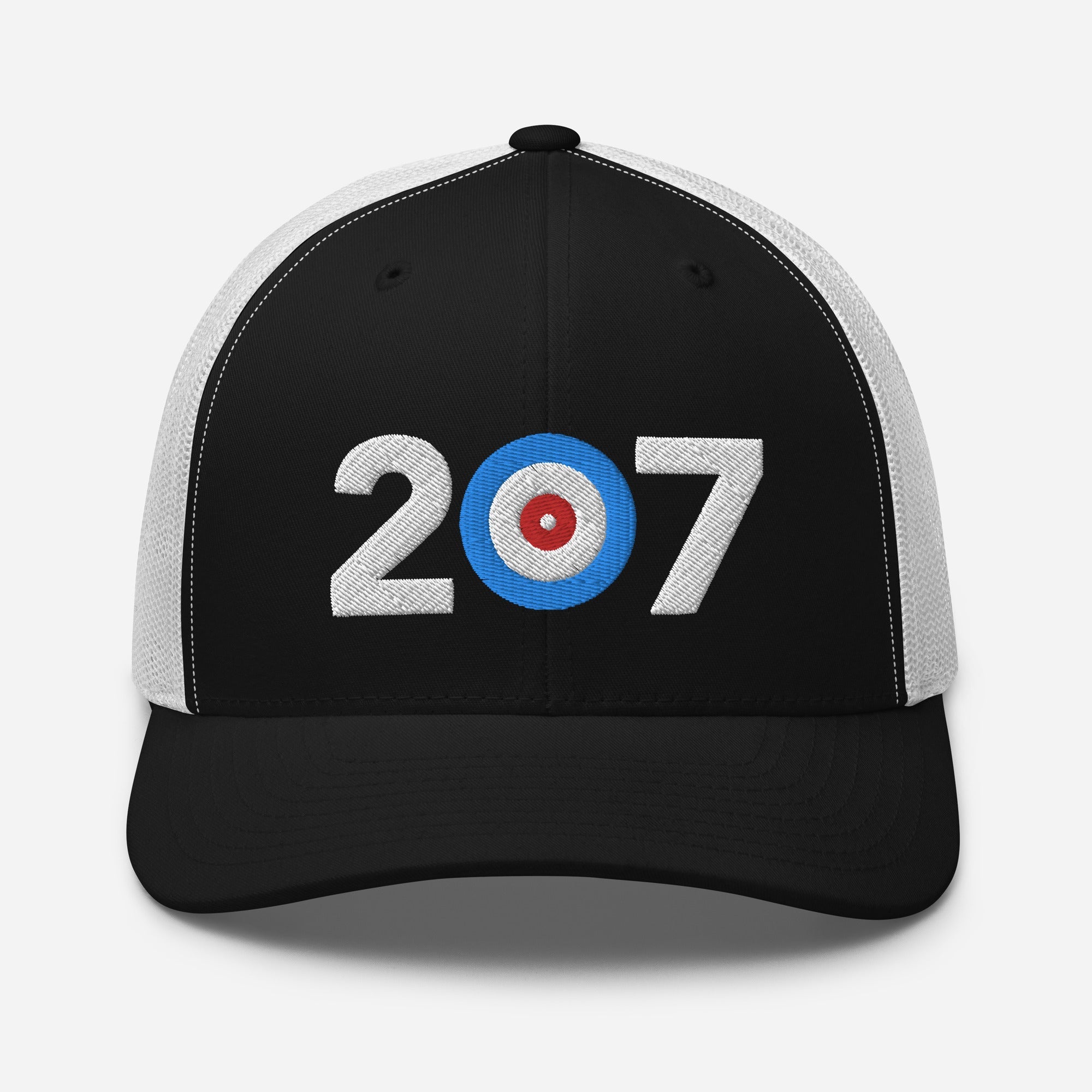 Area Cde 207 - Maine Curling Club Trucker Cap - Broomfitters