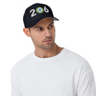 Area Code 206 - Seattle Curling Club Structured Twill Cap - Broomfitters