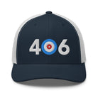 Area Code 406 - Montana Curling Club Trucker Cap - Broomfitters