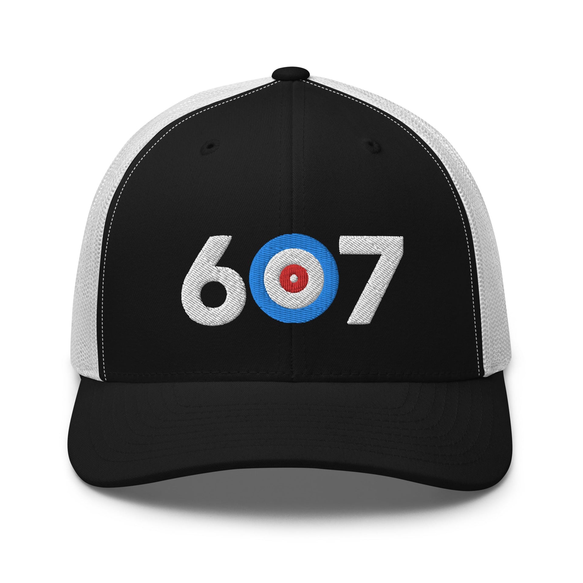 Area Code 607 - Ithaca New York Curling Club Trucker Cap