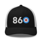 Area Code 860 - Connecticut Curling Club Trucker Cap - Broomfitters