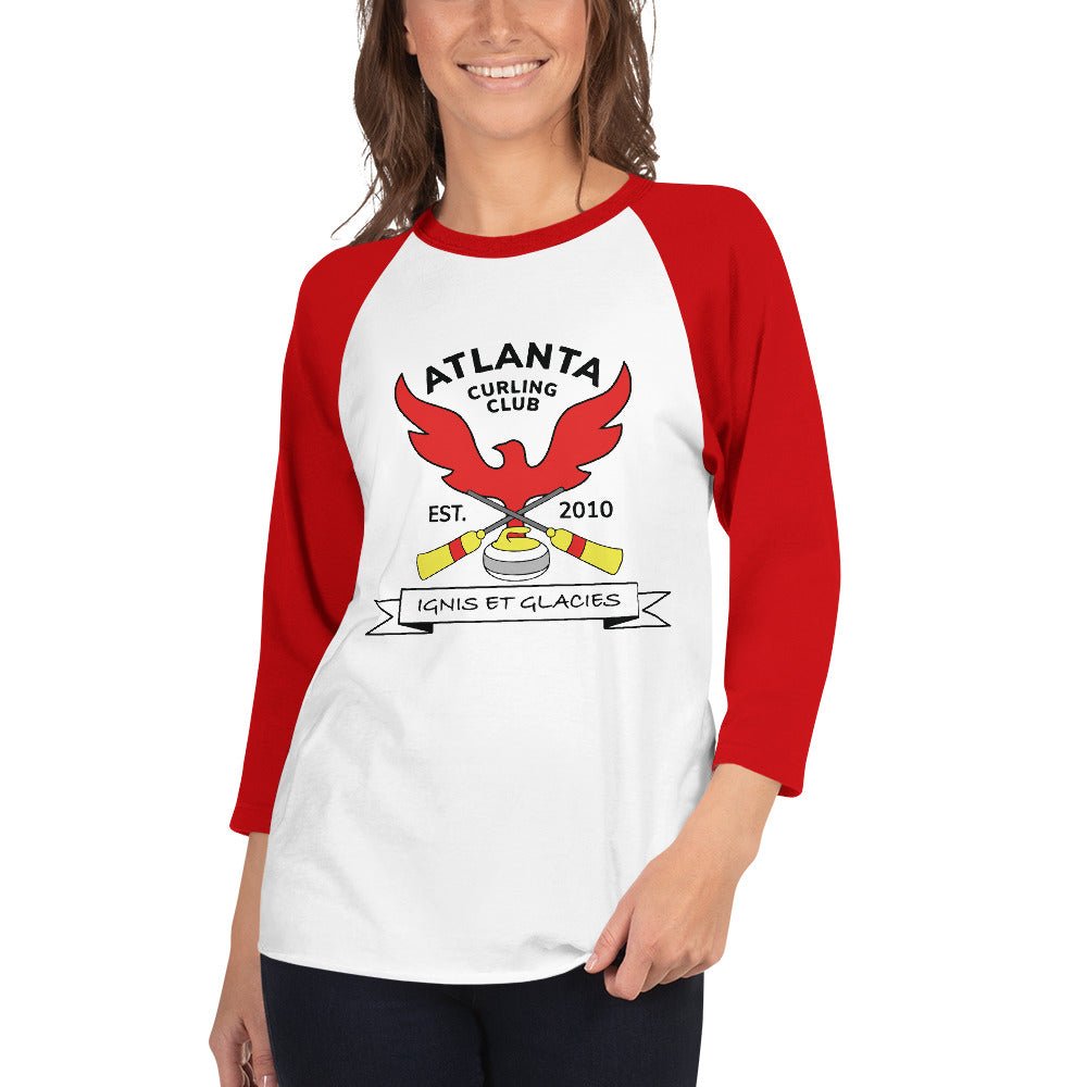 Atlanta Curling Club 3/4 sleeve raglan shirt - Broomfitters