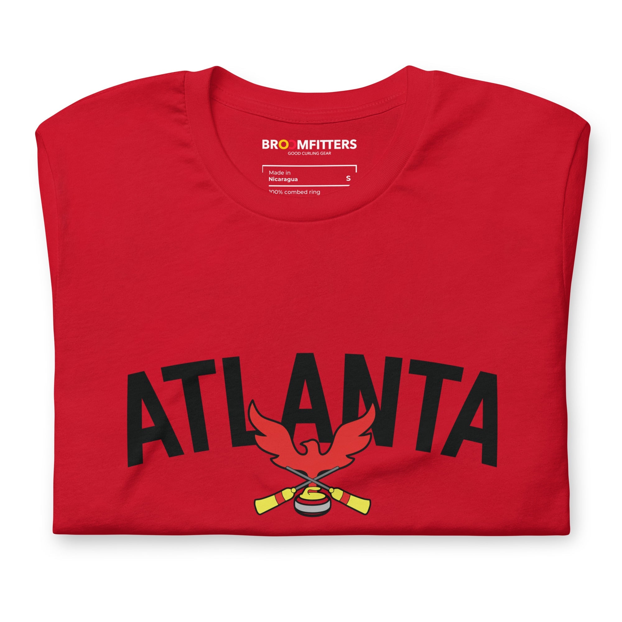 ATLANTA CURLING CLUB BIG BLOCK LETTERS Unisex t-shirt - Broomfitters