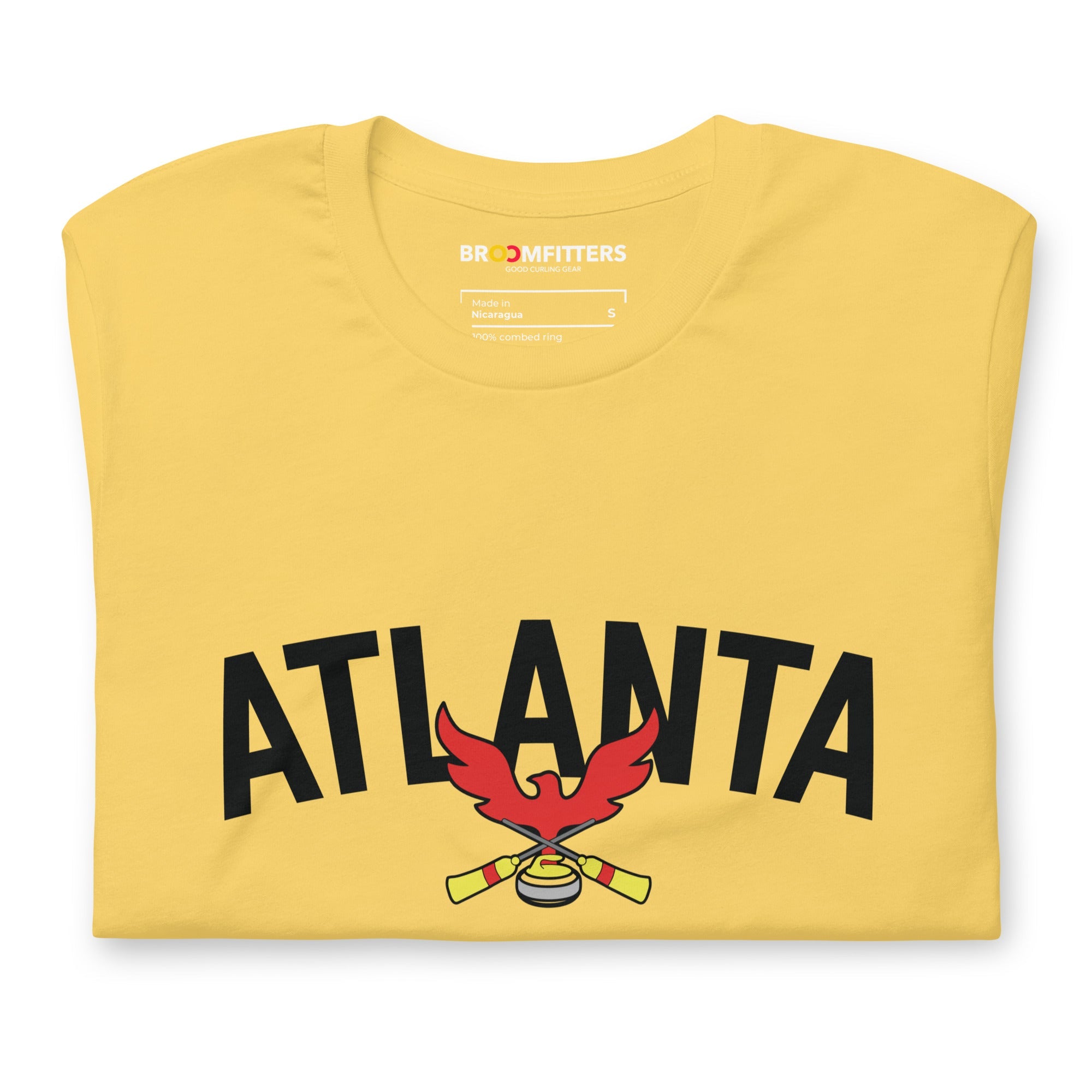 ATLANTA CURLING CLUB BIG BLOCK LETTERS Unisex t-shirt - Broomfitters