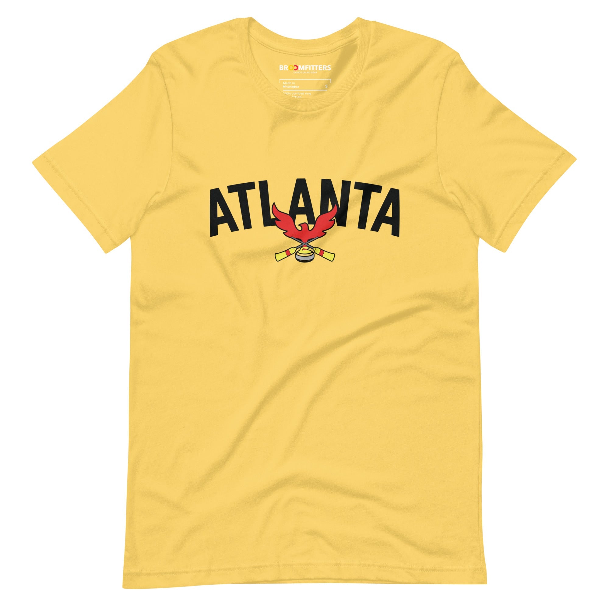 ATLANTA CURLING CLUB BIG BLOCK LETTERS Unisex t-shirt - Broomfitters