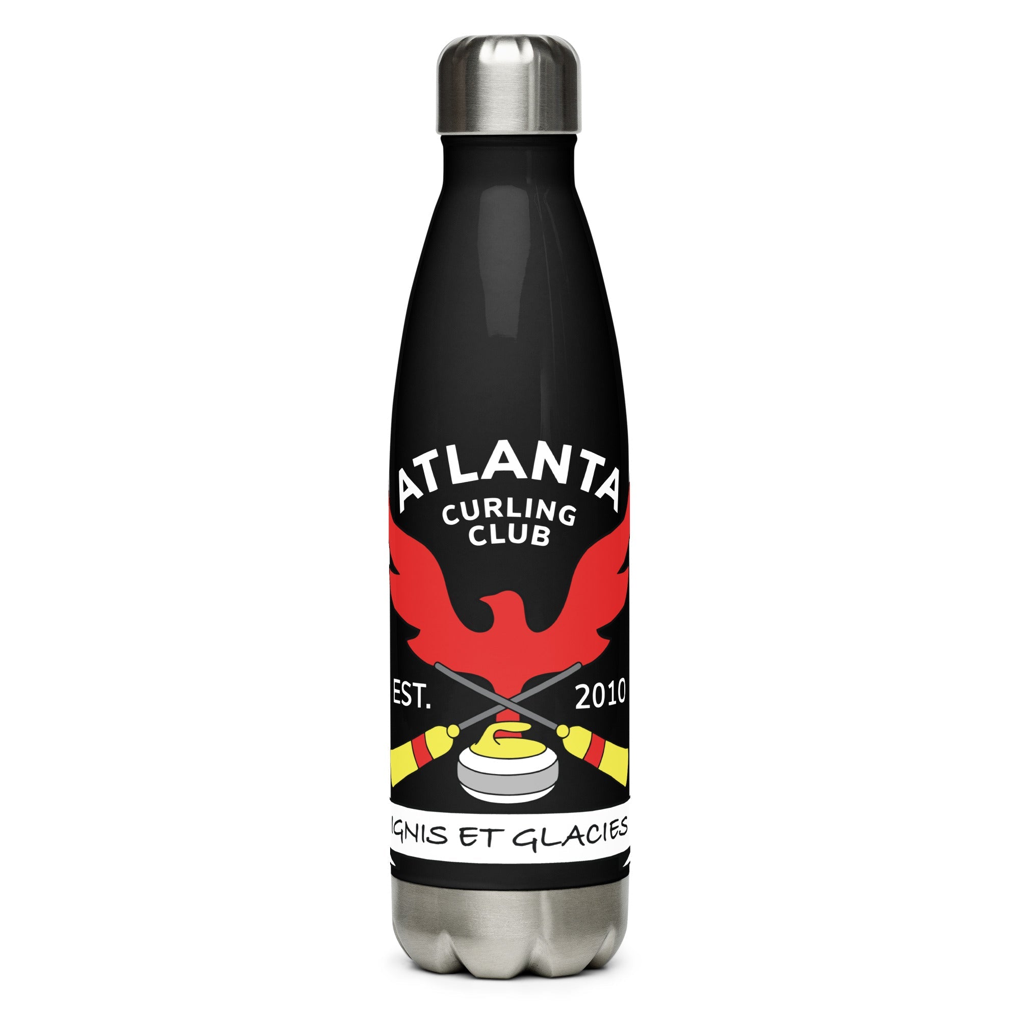 Atlanta Curling Club Stainless steel water bottle - Broomfitters