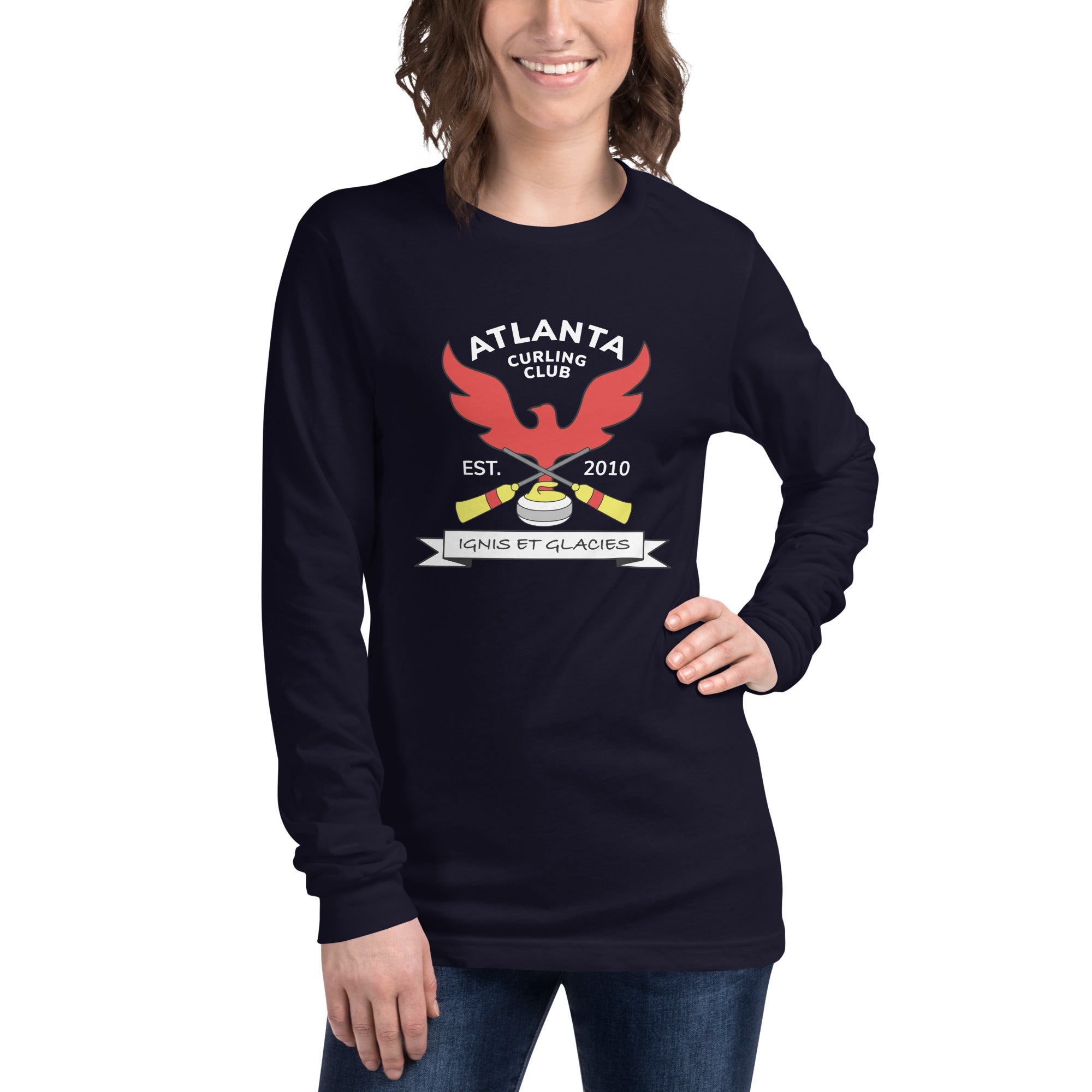 Atlanta Curling Club Unisex Long Sleeve Tee - Broomfitters