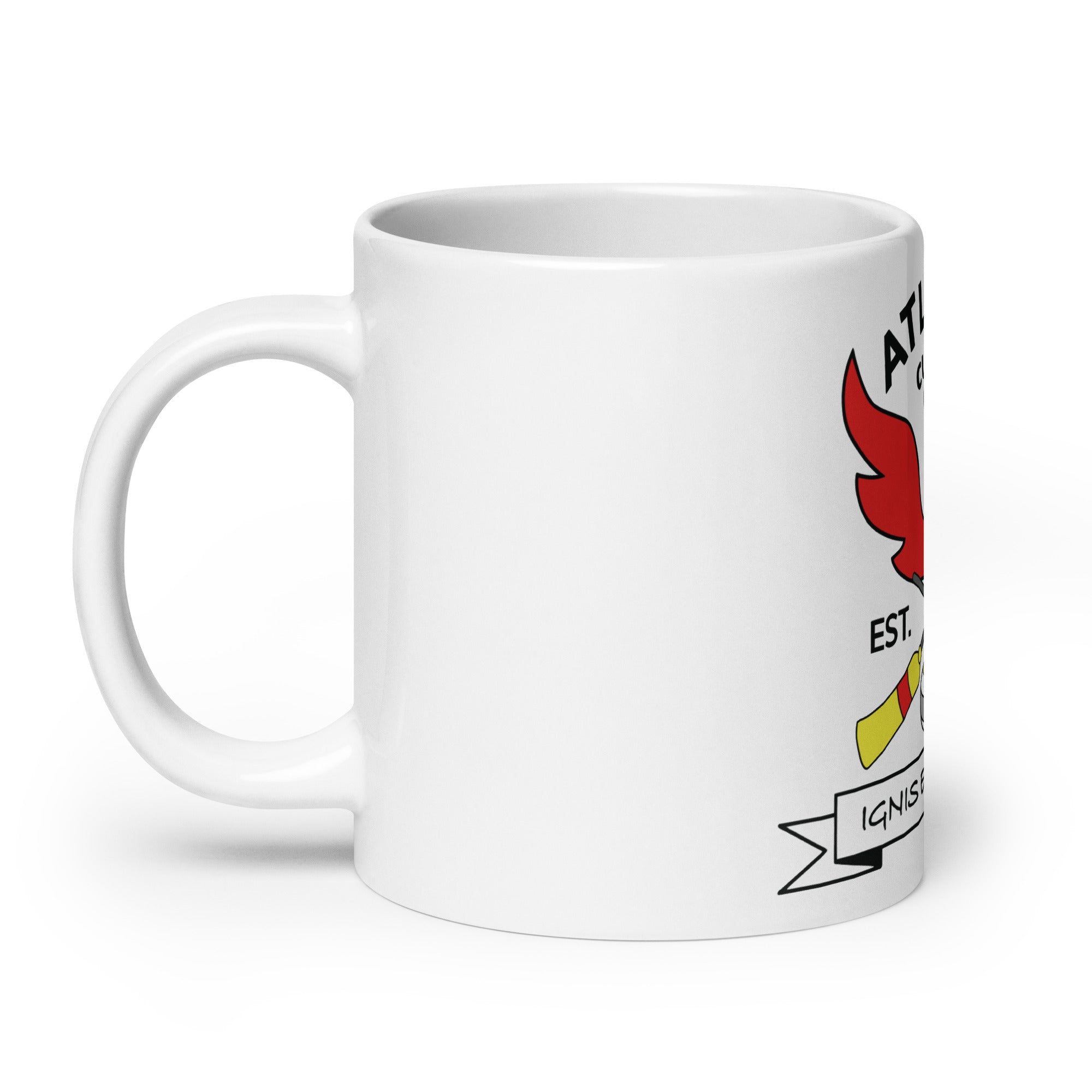 Atlanta Curling Club White glossy mug - Broomfitters