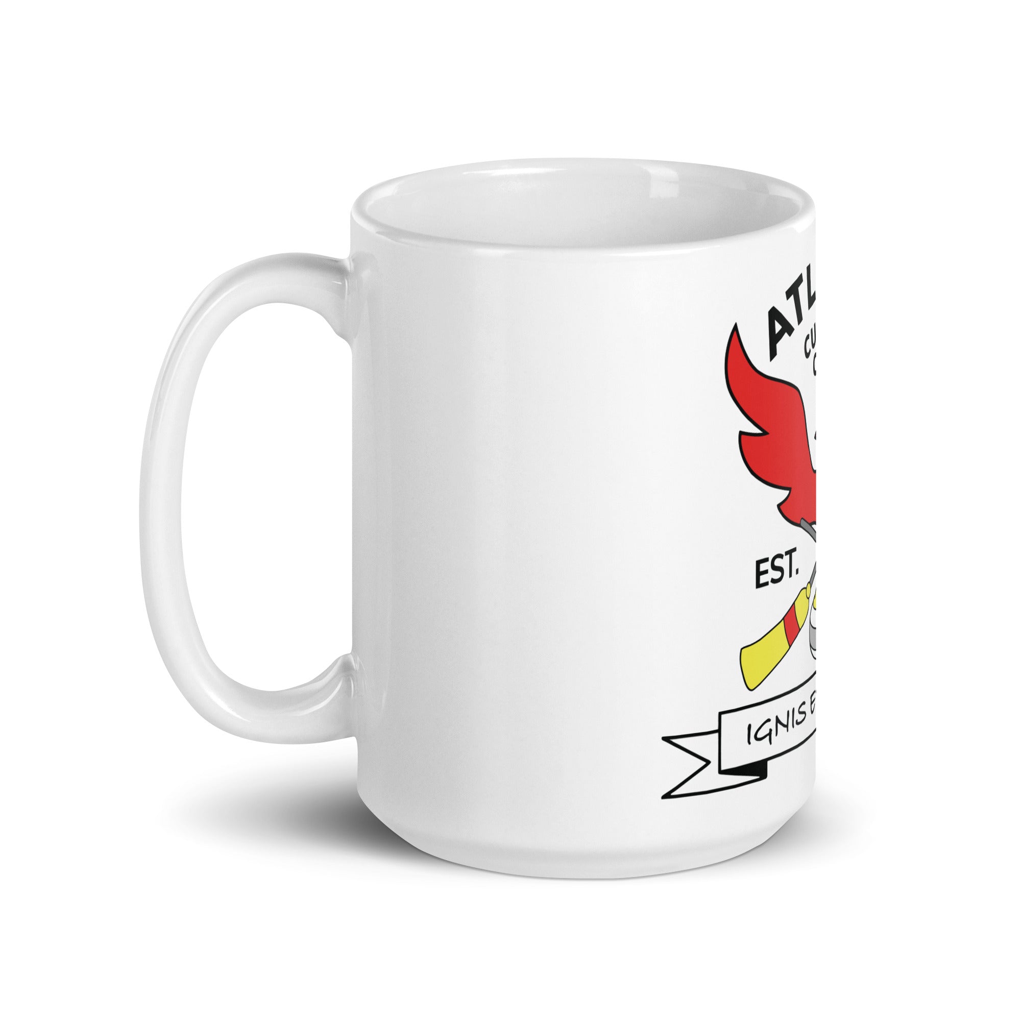 Atlanta Curling Club White glossy mug - Broomfitters