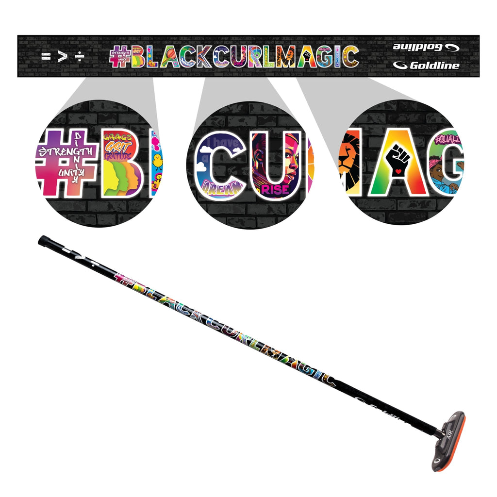 #BlackCurlMagic Goldline Fiberlite Air Broom — #UnitedWeCurl - Broomfitters