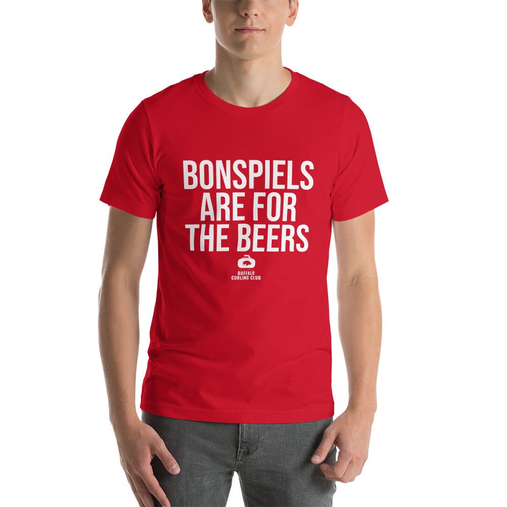 Bonspiels Are For The Beers T-shirt | Buffalo Curling Club - Broomfitters