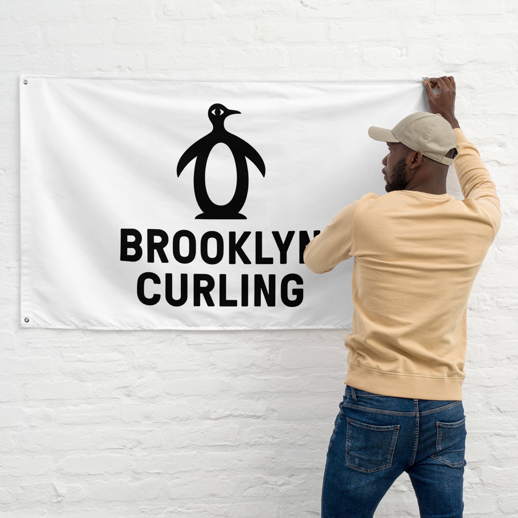 Brooklyn Curling Club Flag - Broomfitters