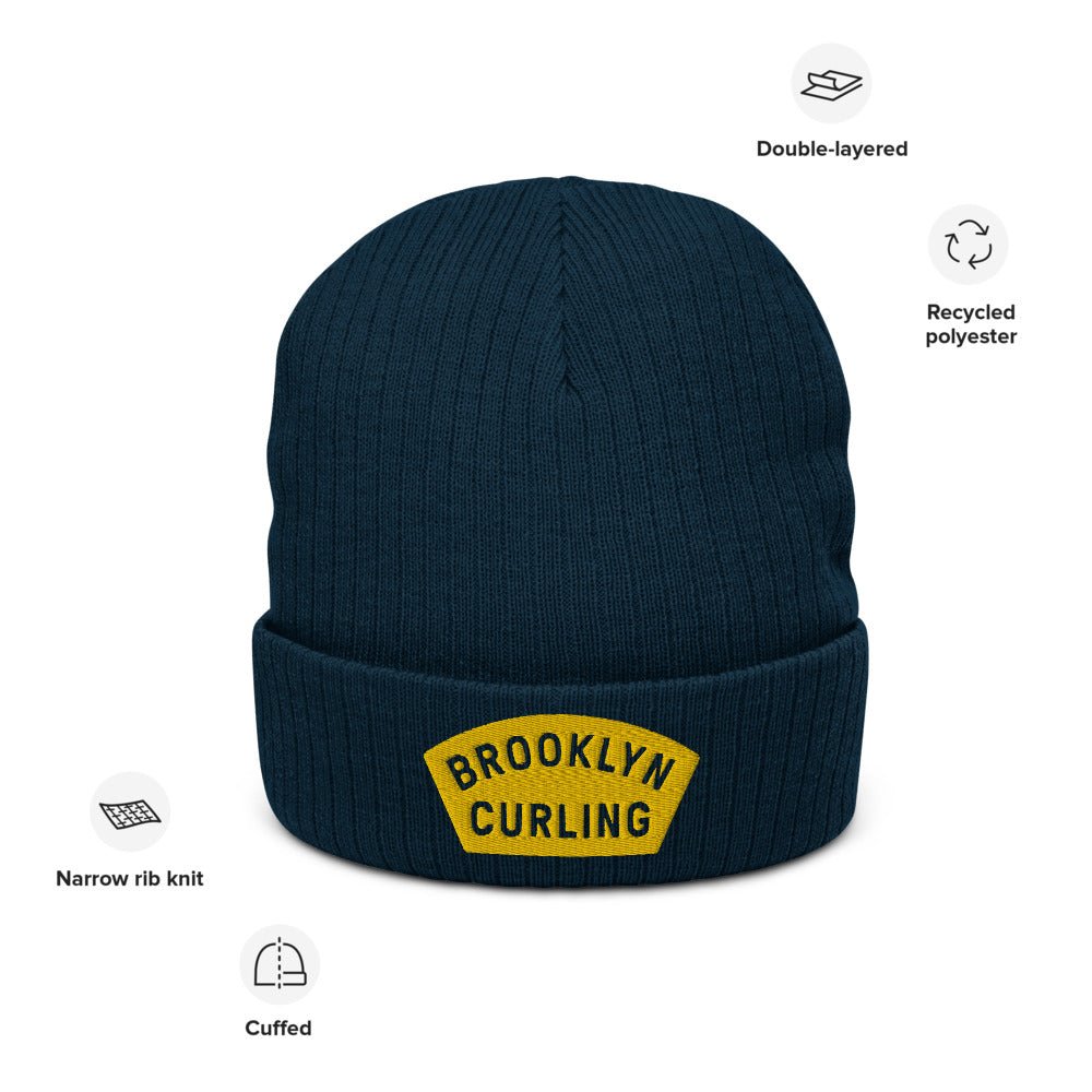 Brooklyn Curling cuffed beanie - Broomfitters