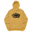 Brooklyn Curling Shield - Unisex sueded fleece hoodie - Broomfitters