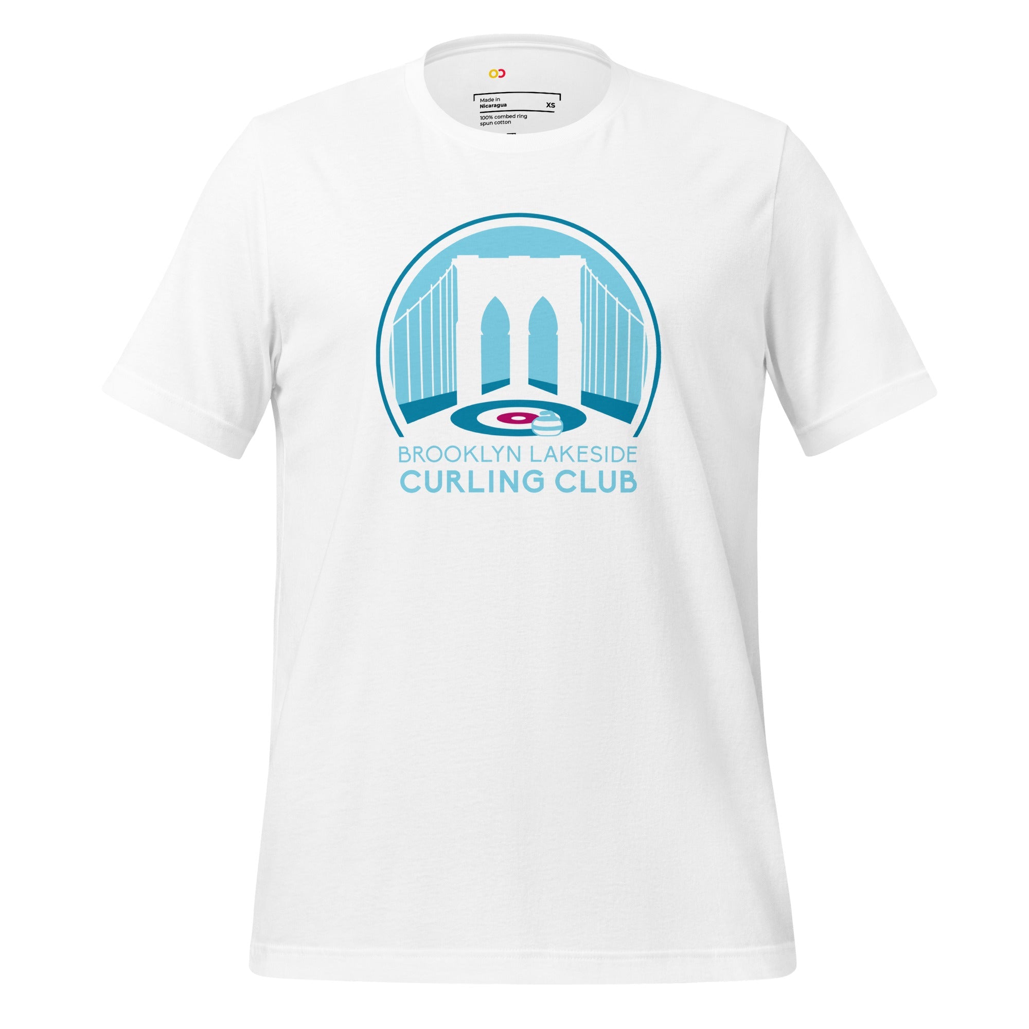 Brooklyn Lakeside Curling Club BLCC logo T-shirt - Broomfitters