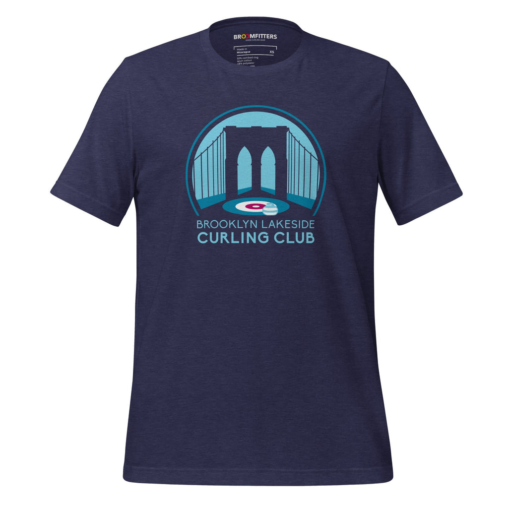 Brooklyn Lakeside Curling Club BLCC logo T-shirt - Broomfitters
