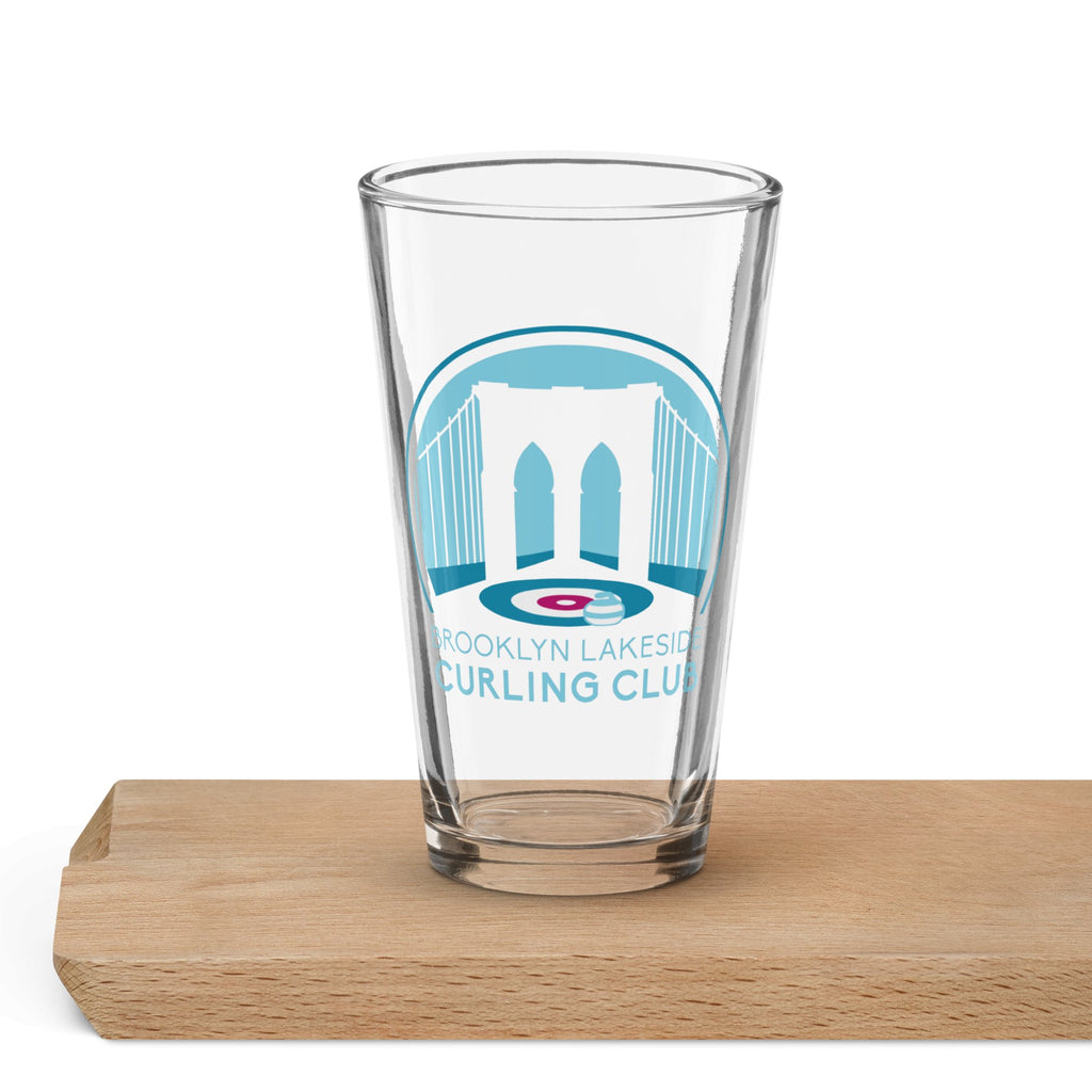 Brooklyn Lakeside Curling Club pint glass - Broomfitters