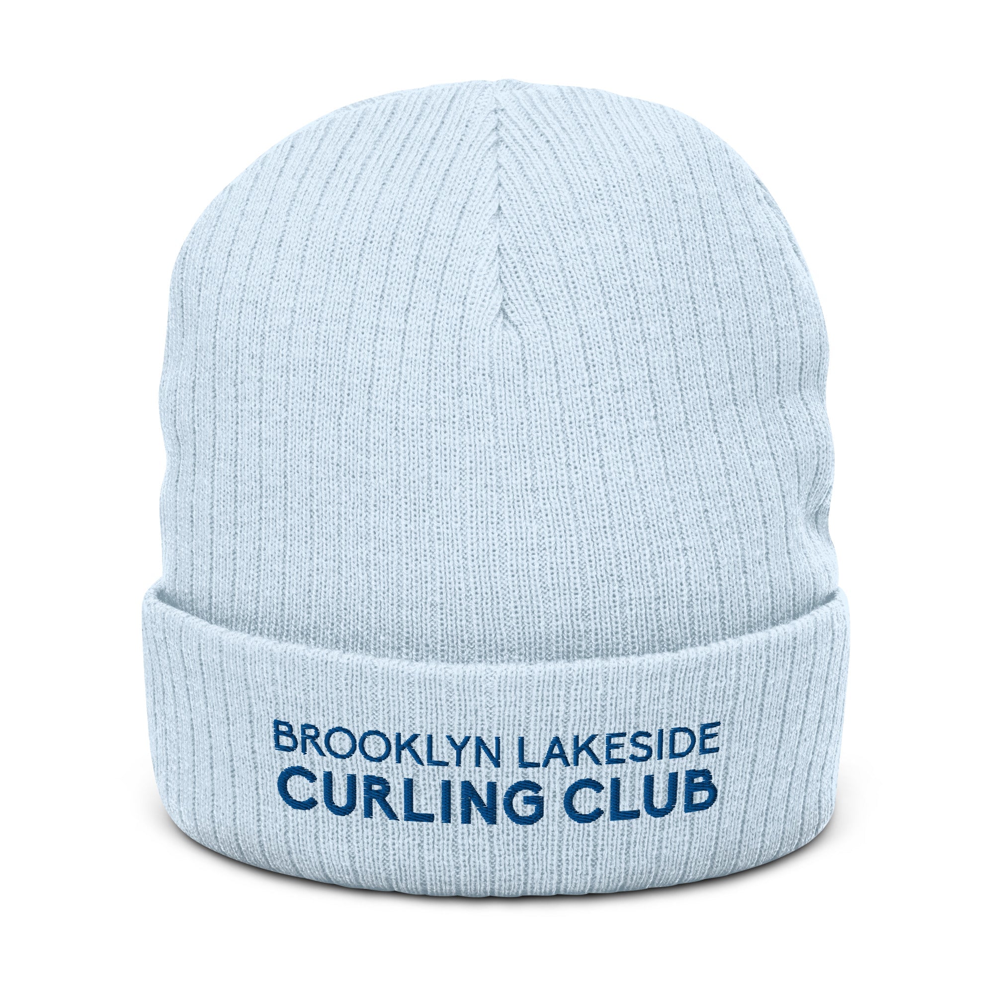 Brooklyn Lakeside Curling Club Ribbed knit beanie - Broomfitters