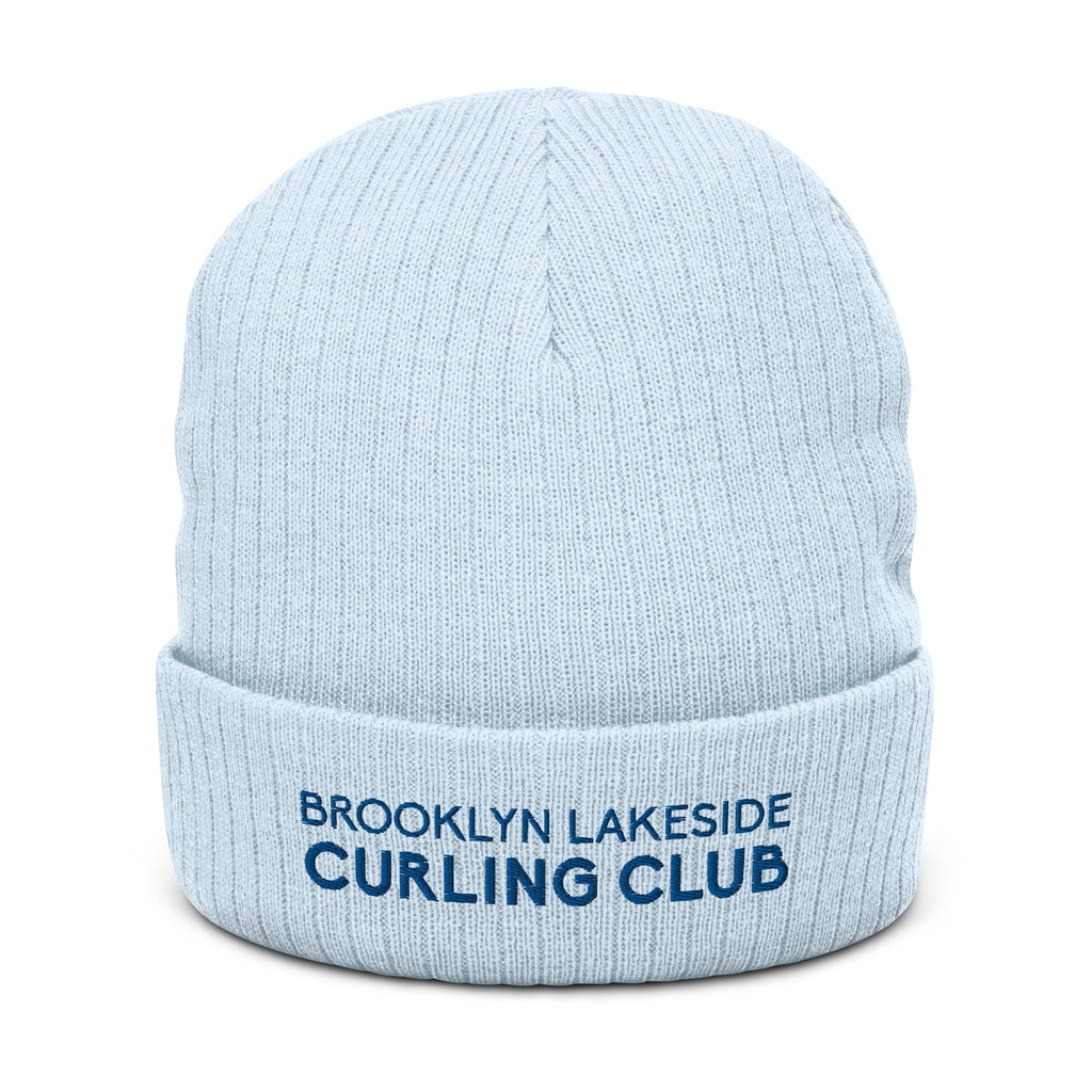 Brooklyn Lakeside Curling Club Ribbed knit beanie - Broomfitters