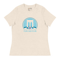 Brooklyn Lakeside Curling Club Women's Relaxed T-Shirt - Broomfitters