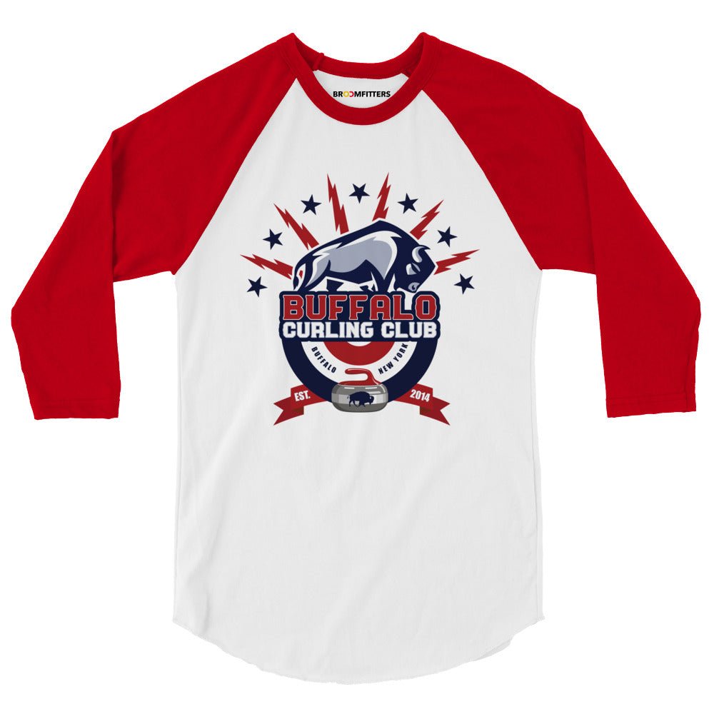 Buffalo Curling Club 3/4 sleeve raglan shirt - Broomfitters