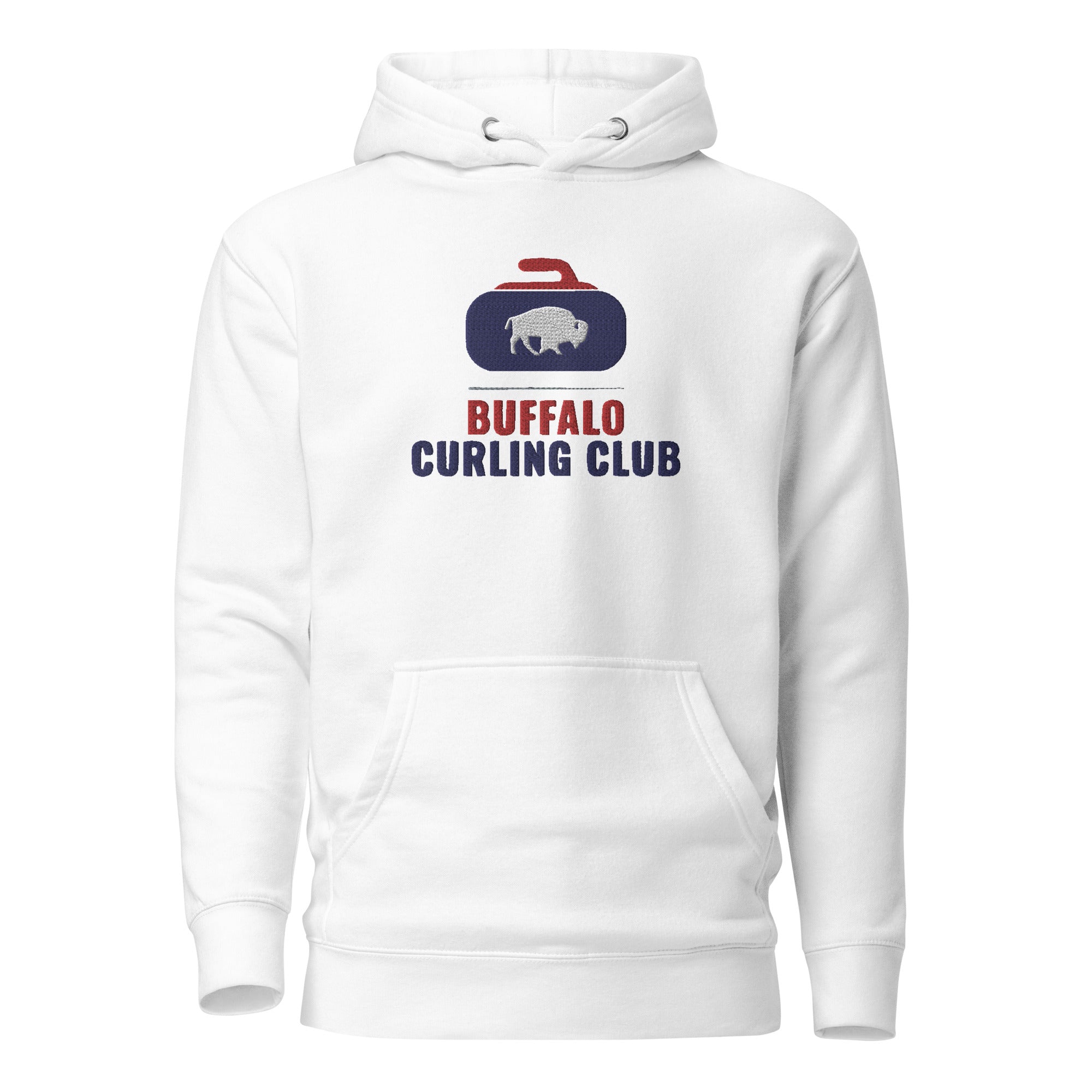 Buffalo Curling Club Embroidered Logo Hoodie - Broomfitters