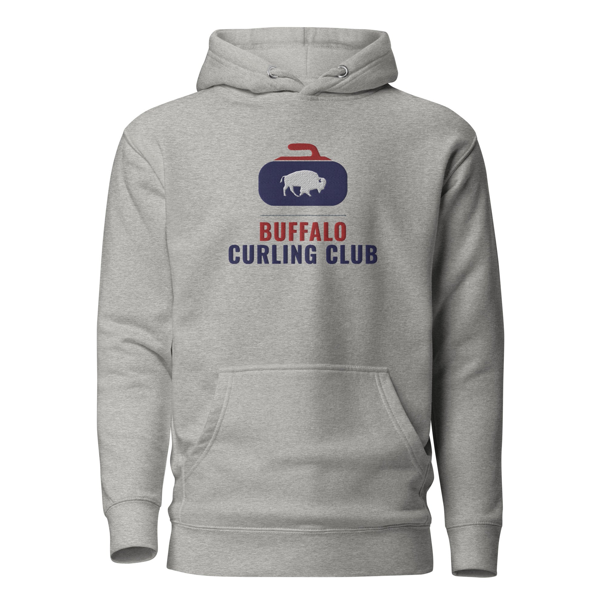 Buffalo Curling Club Embroidered Logo Hoodie - Broomfitters