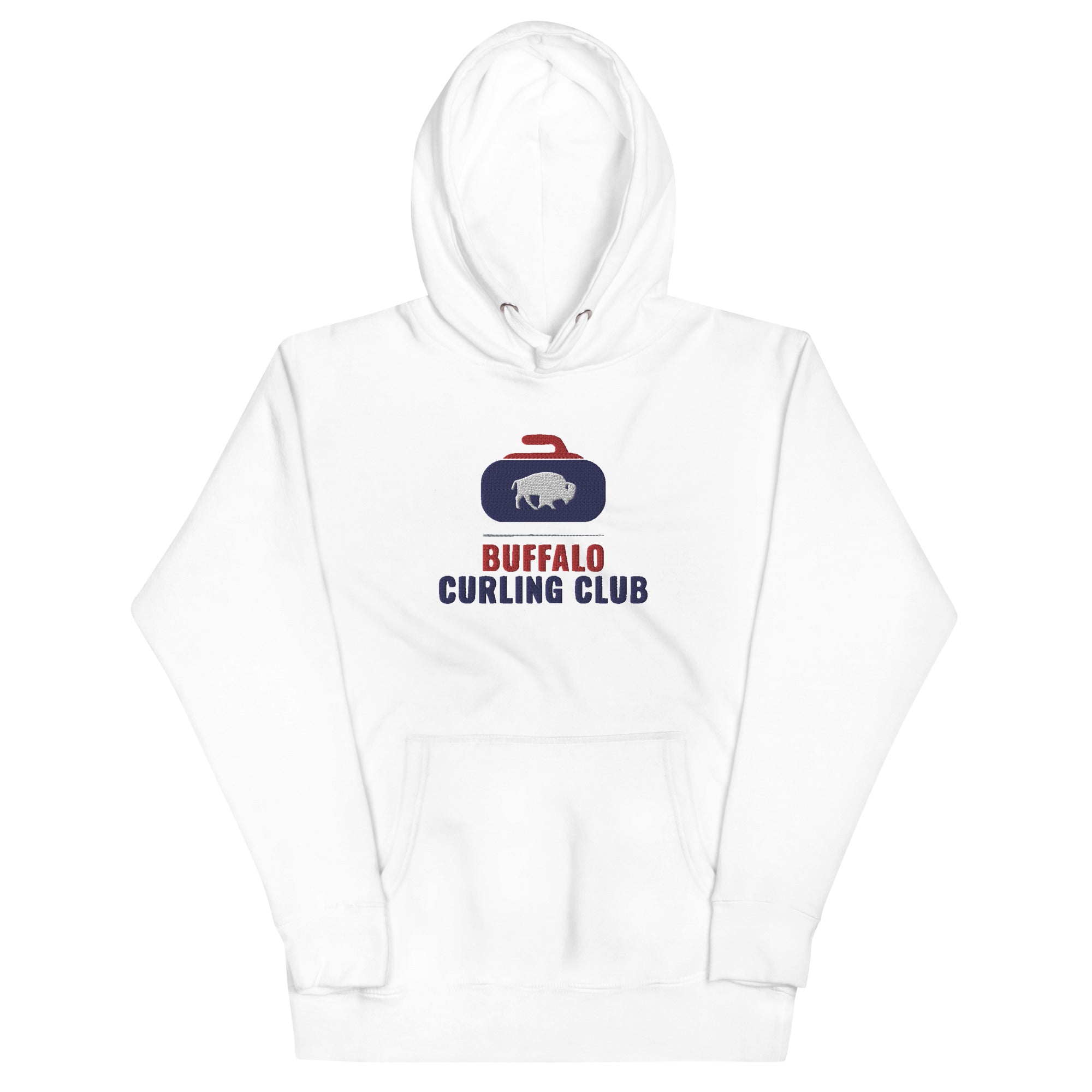 Buffalo Curling Club Embroidered Logo Hoodie - Broomfitters