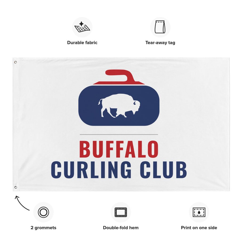 Buffalo Curling Club Flag - Broomfitters