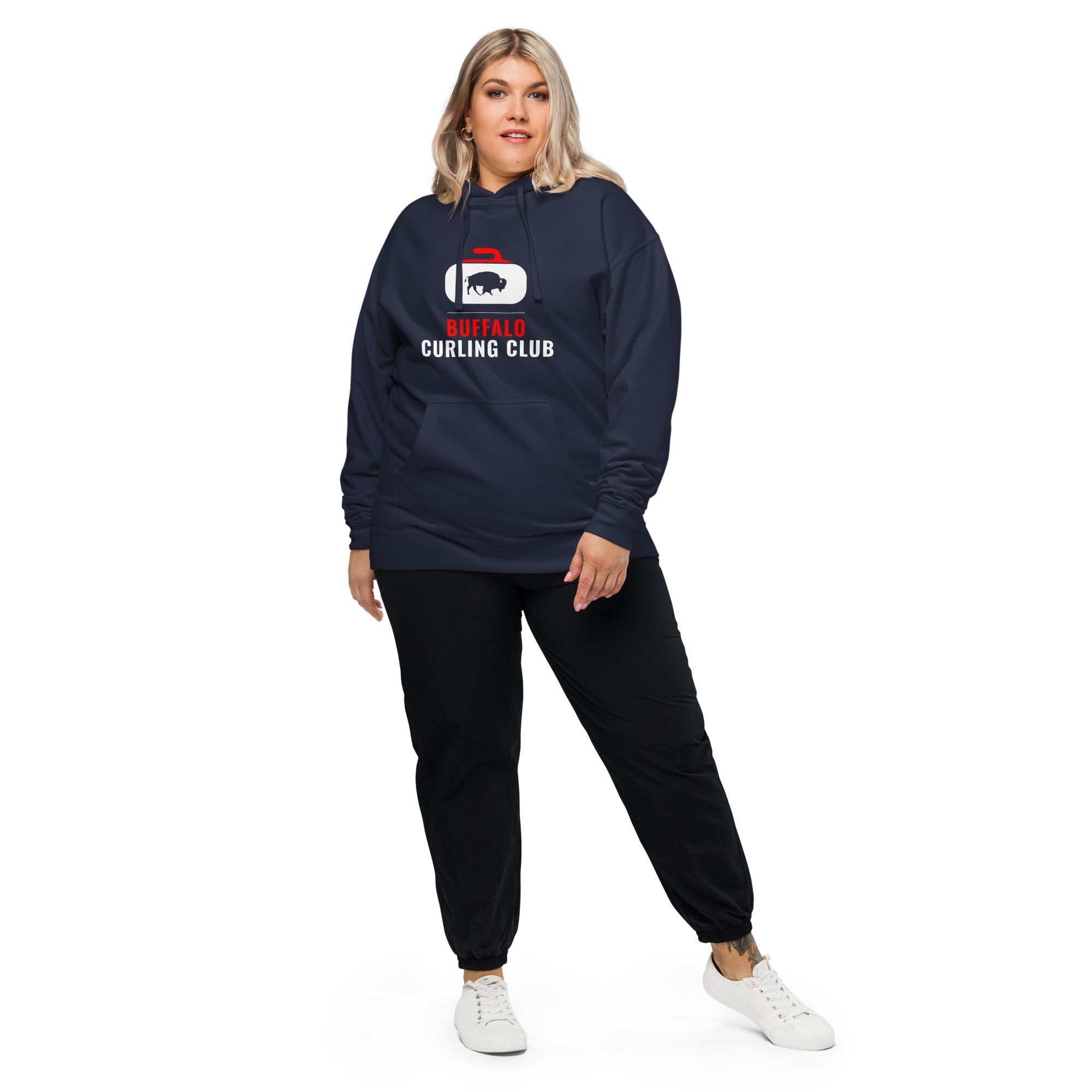 Buffalo Curling Club Unisex midweight hoodie - Broomfitters