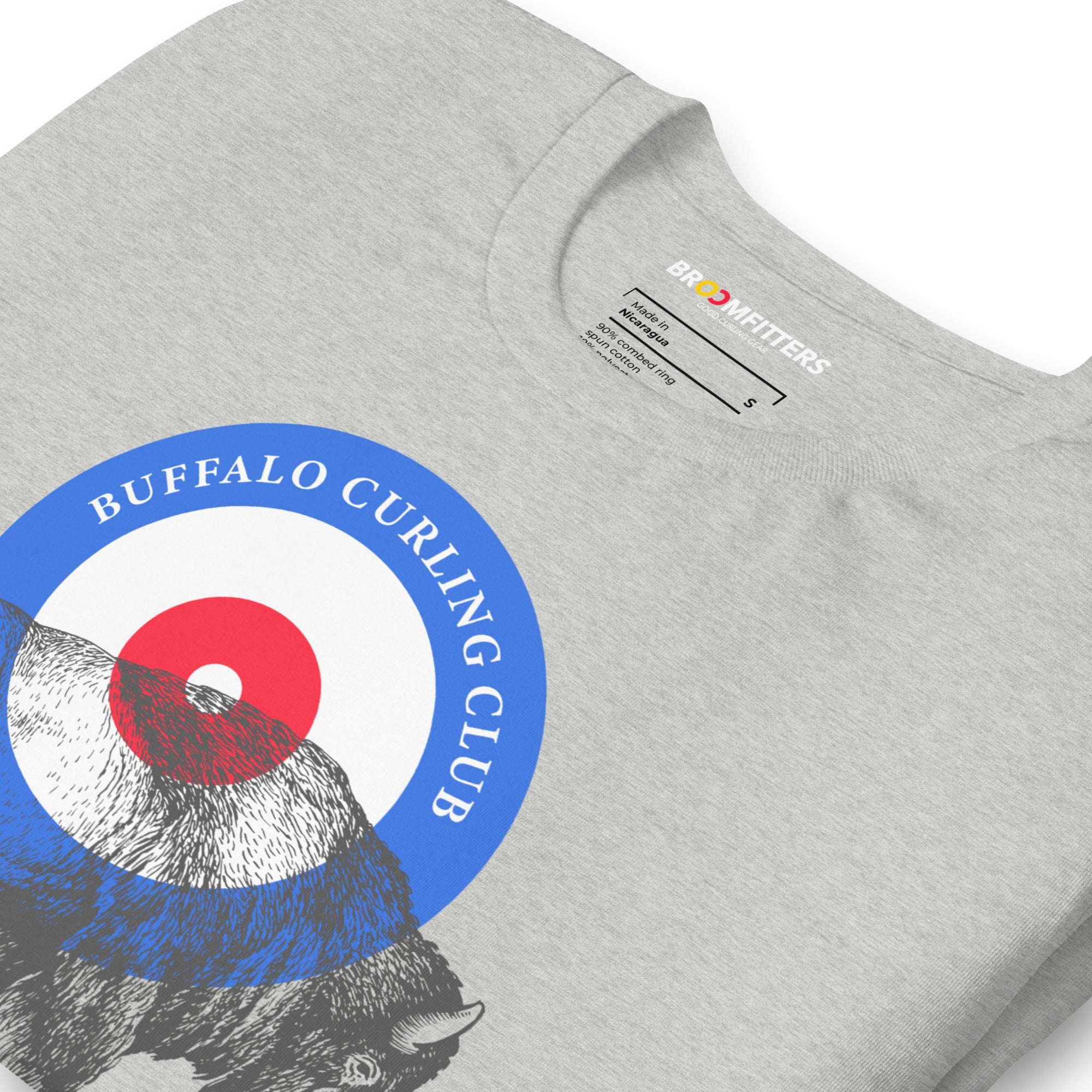 Buffalo on the Button | Curling T-shirt - Broomfitters