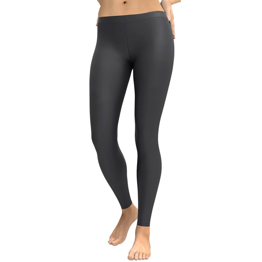 Charcoal Light Gray Leggings - Broomfitters