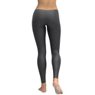 Charcoal Light Gray Leggings - Broomfitters