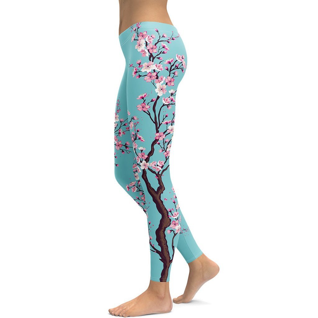 Cherry Blossom Leggings - Broomfitters