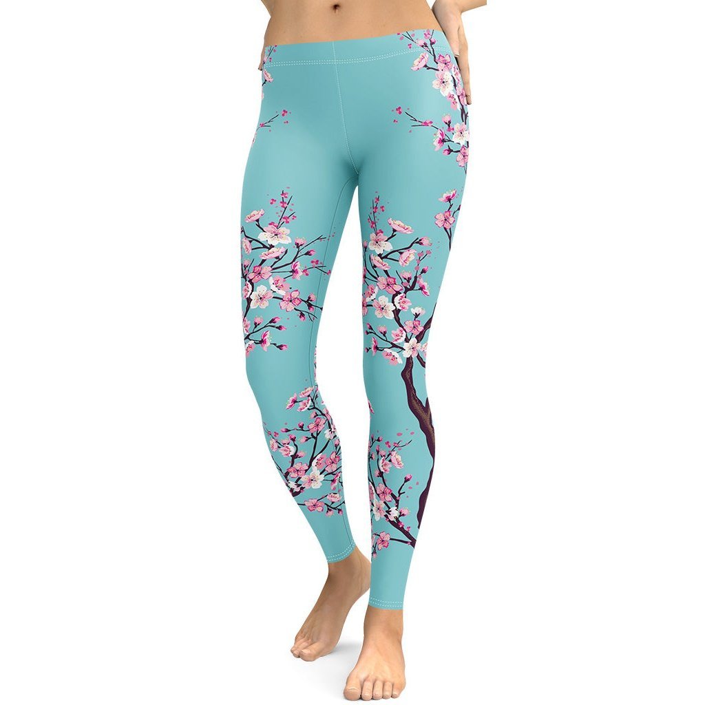 Cherry Blossom Leggings - Broomfitters