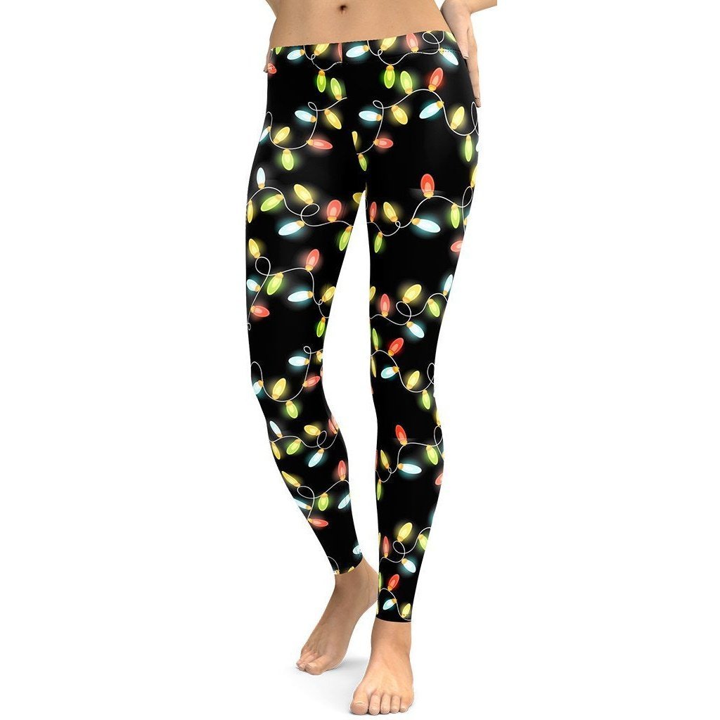 Christmas Lights Leggings - Broomfitters