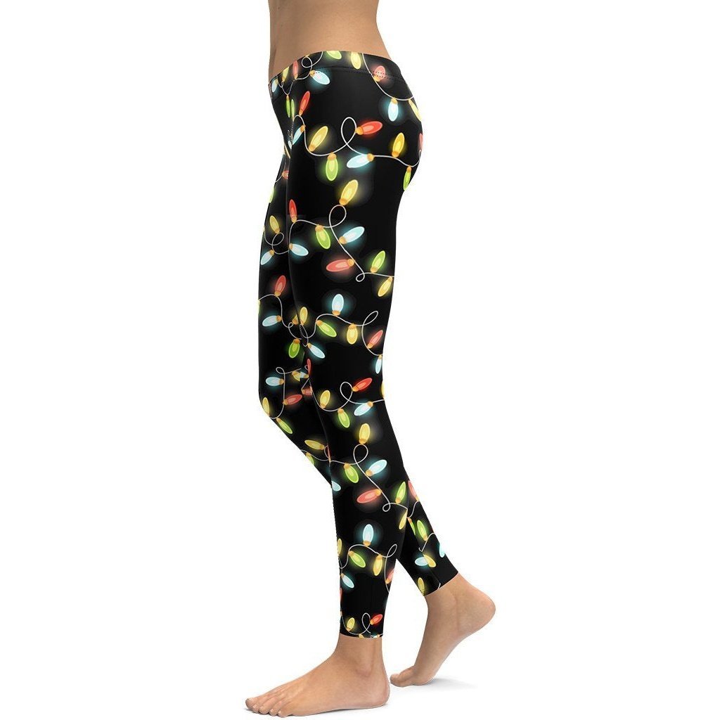 Christmas Lights Leggings - Broomfitters