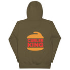 Curler King (Brown) Unisex Hoodie - Broomfitters