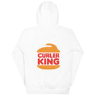 Curler King (WHITE) Unisex Hoodie - Broomfitters