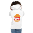 Curler King (WHITE) Unisex Hoodie - Broomfitters