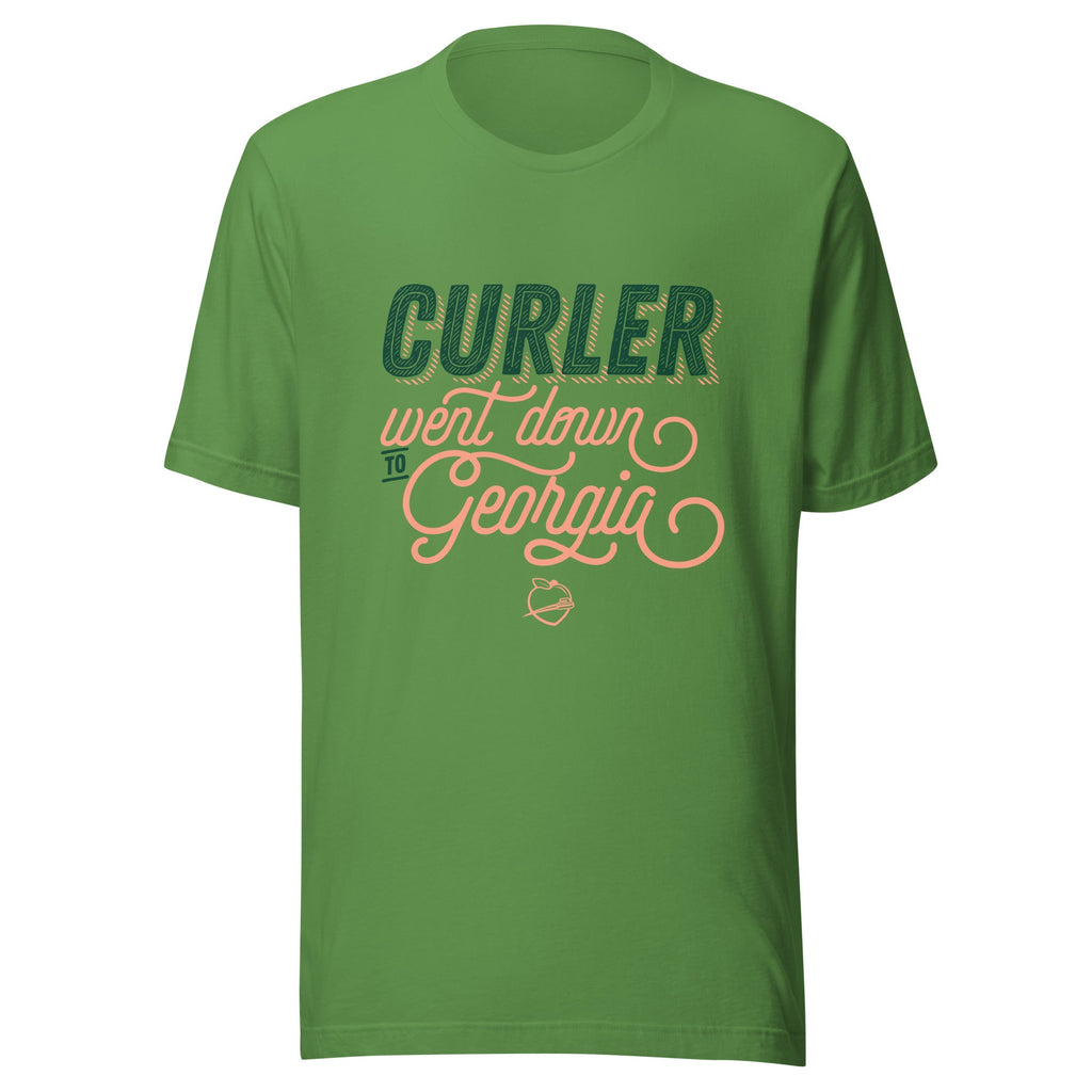 Curler Went Down to Georgia t-shirt - Peachtree Curling Association - Broomfitters