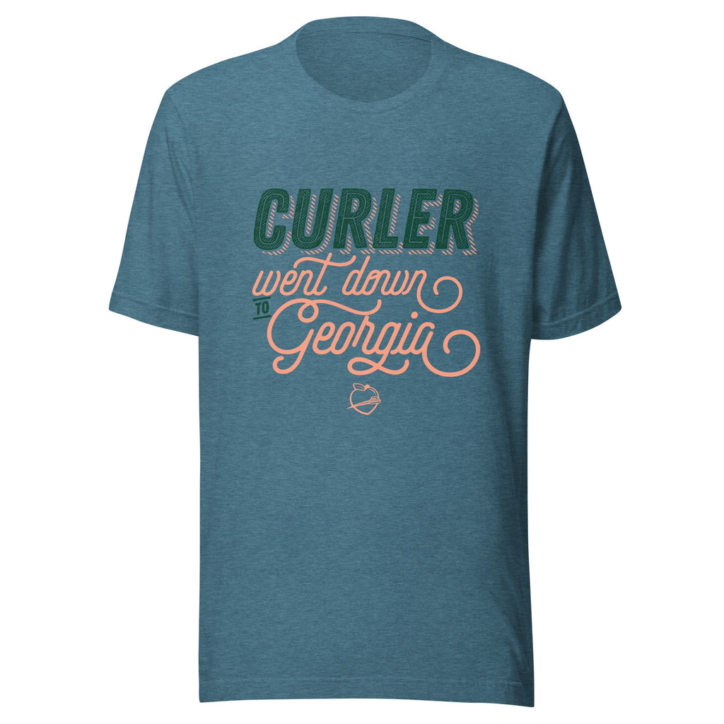 Curler Went Down to Georgia t-shirt - Peachtree Curling Association - Broomfitters