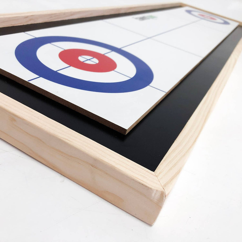 Curling and Shuffleboard 2 in 1 Table Top Game - Broomfitters