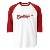 CurlVegas 3/4 sleeve raglan shirt - Broomfitters