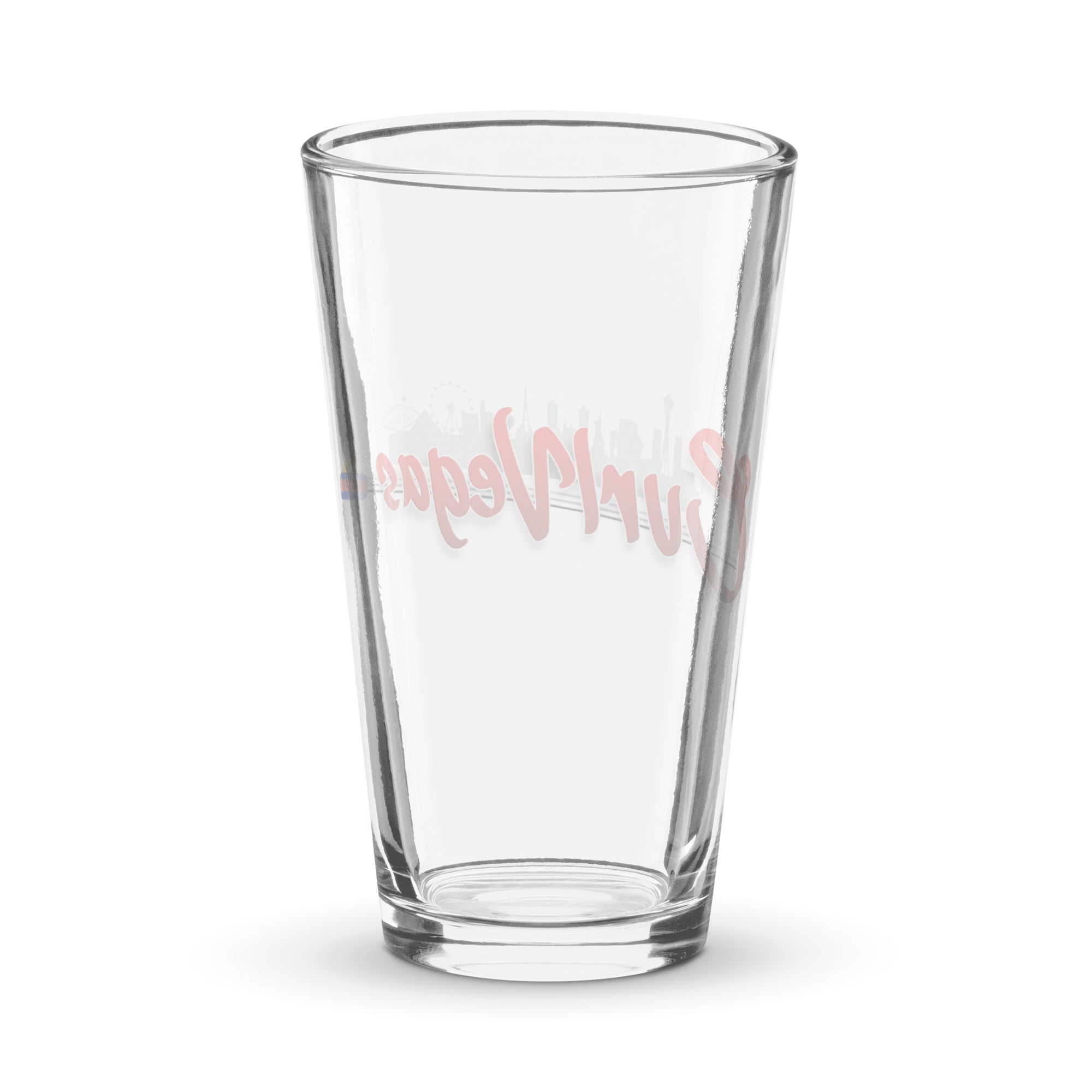 CurlVegas shaker pint glass - Broomfitters