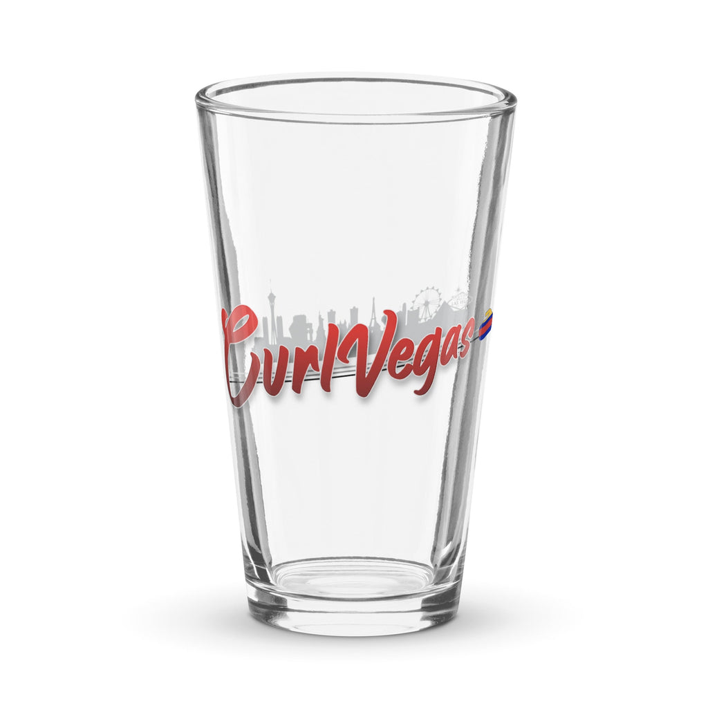 CurlVegas shaker pint glass - Broomfitters