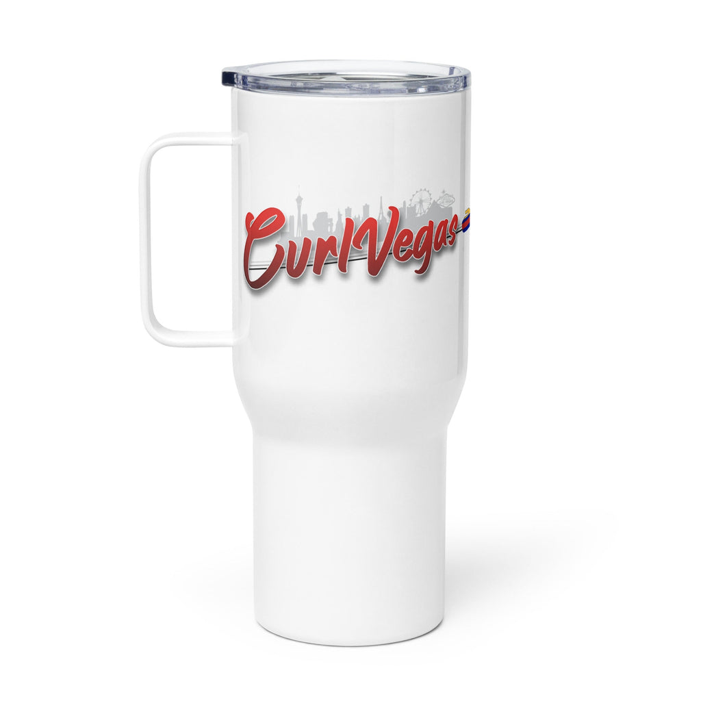 CurlVegas Travel mug with a handle - Broomfitters