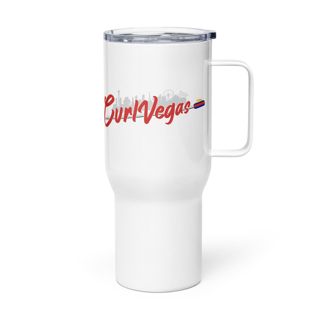 CurlVegas Travel mug with a handle - Broomfitters