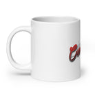 CurlVegas White glossy mug - Broomfitters