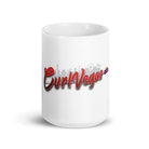 CurlVegas White glossy mug - Broomfitters